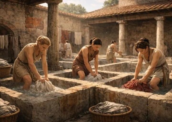 Ancient Romans Using Urine to Wash Their Clothes