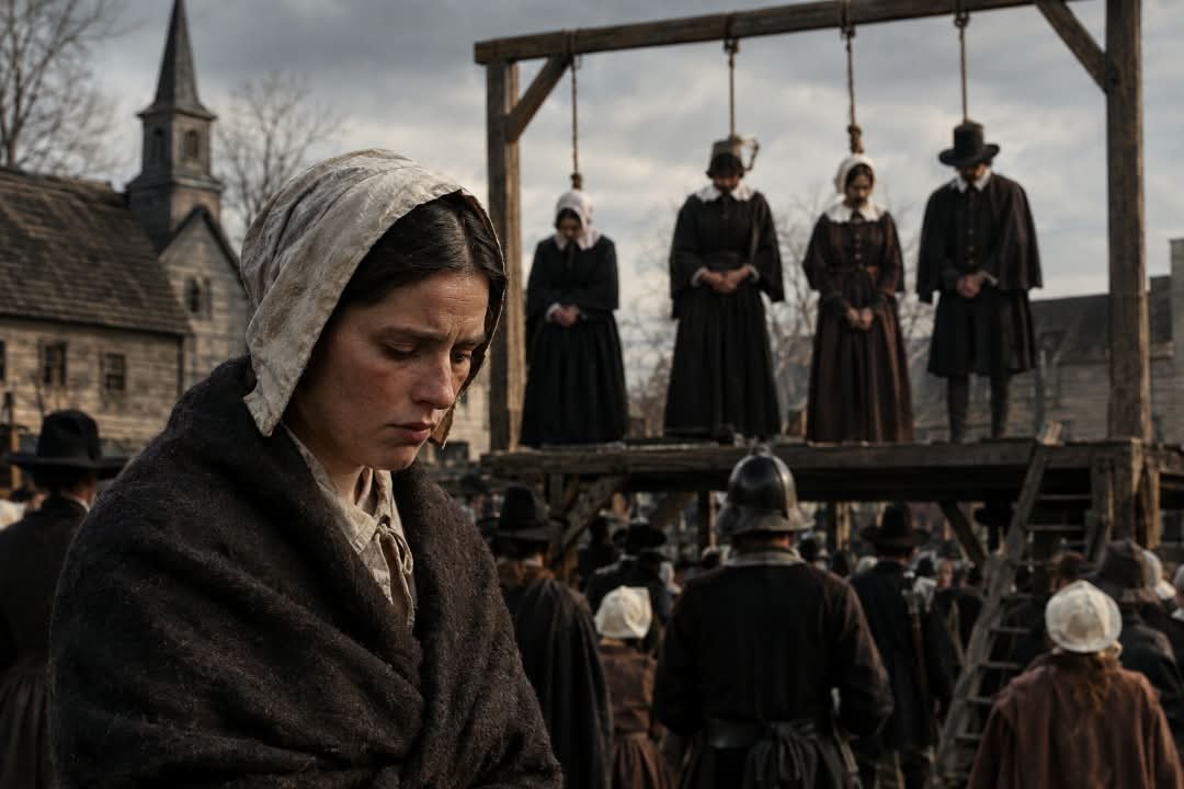 Salem Witch Trials victims and condemned people facing execution during the 1692 witchcraft panic in colonial Massachusetts.