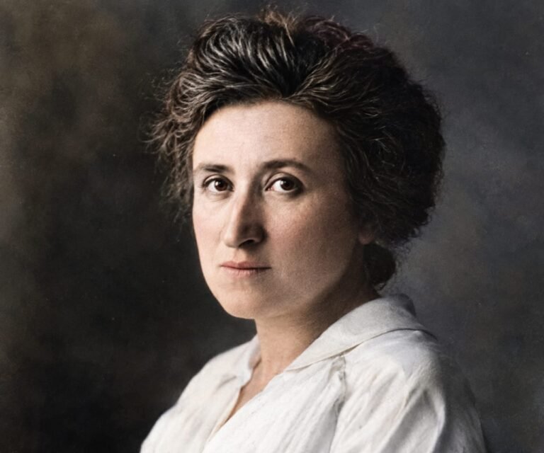 Rosa Luxemburg, German revolutionary socialist murdered in Berlin in January 1919 during the German Revolution.